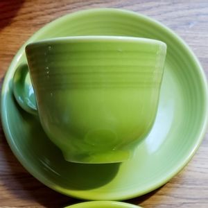 Reserved Fiesta cups and saucers!